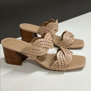 Joie Tan Women's Chunky Heeled Sandals